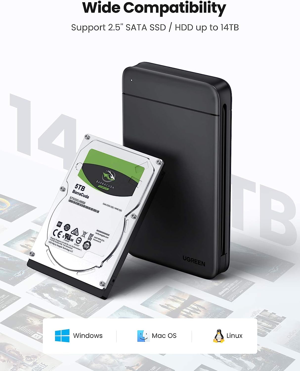 UGREEN USB C Hard Drive Enclos - đánh giá và giá External Ssd