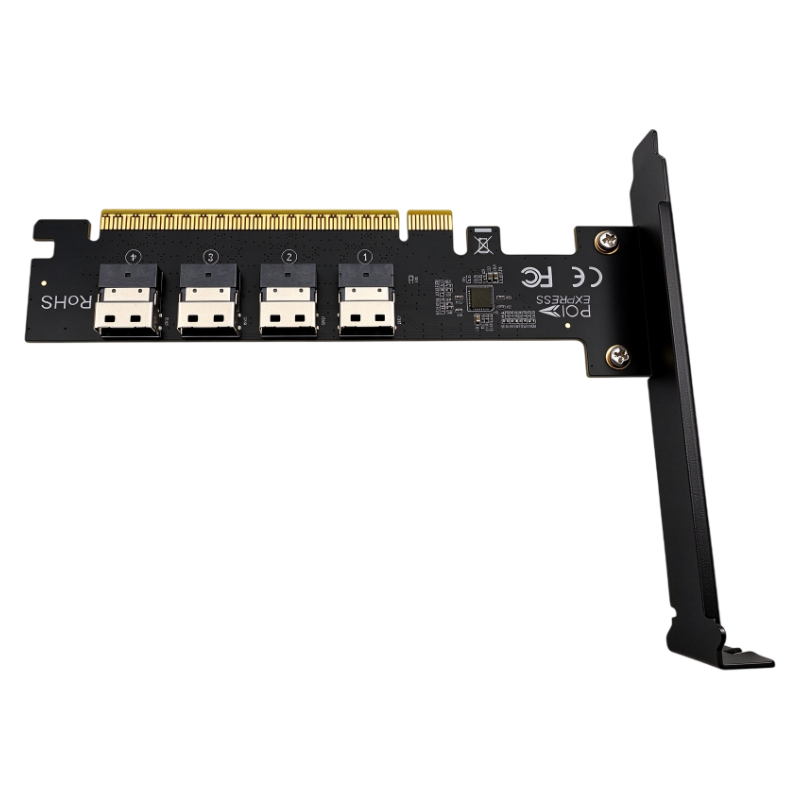 NEW 4 Port SFF-8654 4i SlimSAS - đánh giá và giá Memory Card Ssd