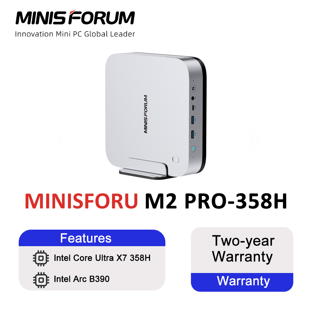 MINISFORUM M2 PRO MINI PC Inte - đánh giá và giá 8Tb M2 Nvme Ssd