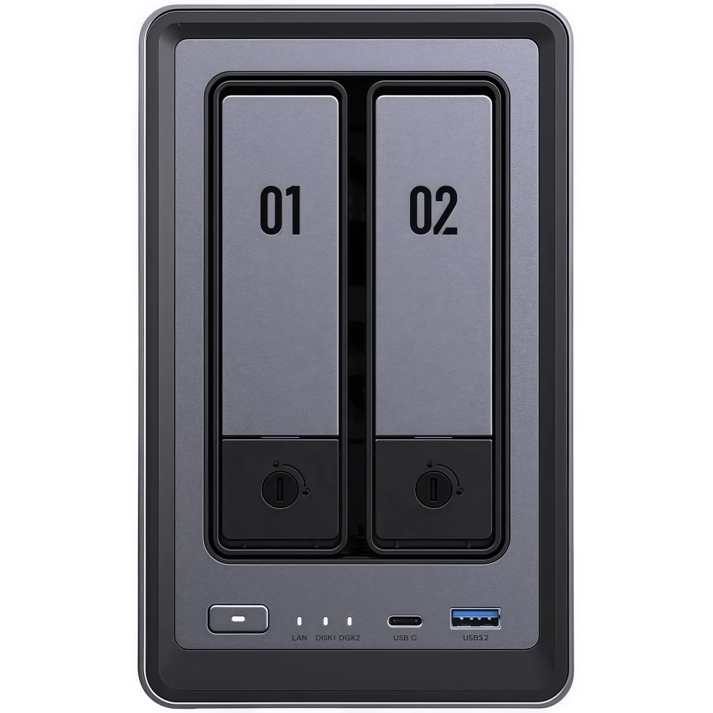 2 Bay NAS Intel N100 Quad Core - đánh giá và giá M.2 Ssd